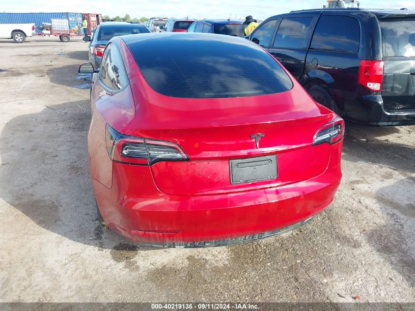 2022 Tesla Model 3 VIN: 5YJ3E1EAXNF320778 Lot: 40219135