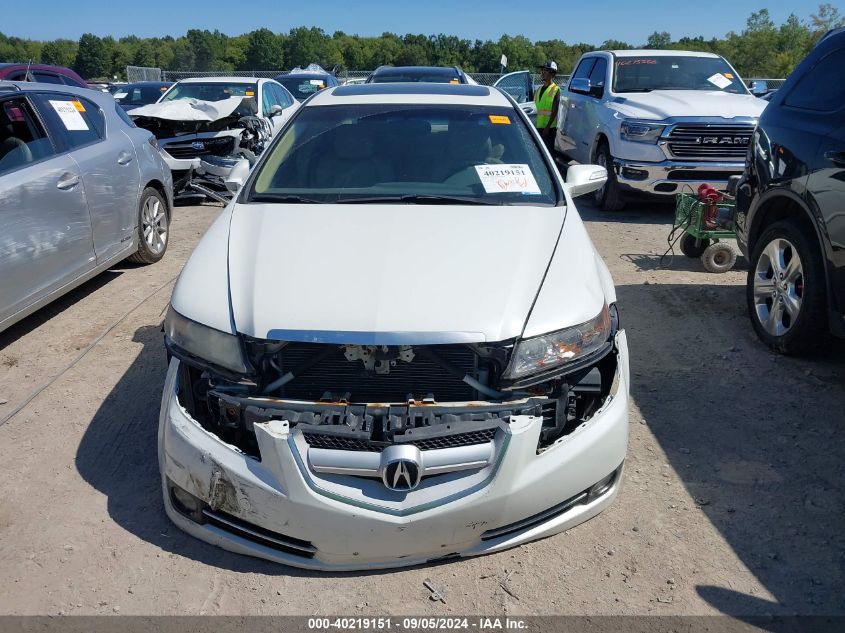 2008 Acura Tl 3.2 VIN: 19UUA66208A037857 Lot: 40219151