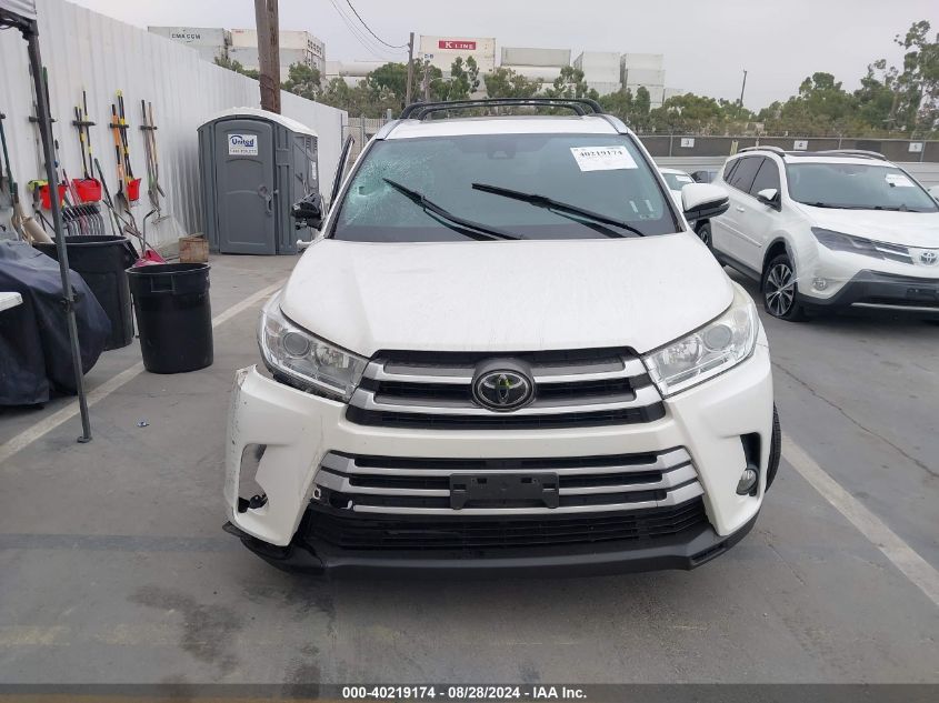 2018 Toyota Highlander Xle VIN: 5TDKZRFH2JS549682 Lot: 40219174