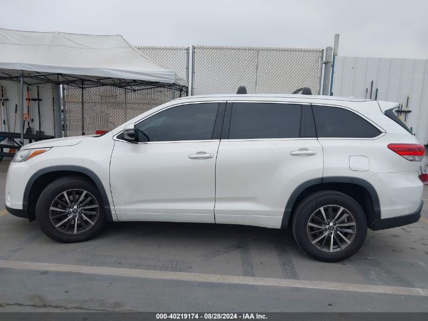 2018 Toyota Highlander Xle VIN: 5TDKZRFH2JS549682 Lot: 40219174