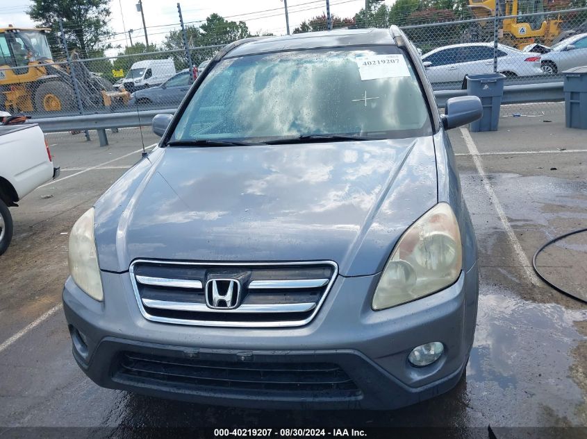 2006 Honda Cr-V Se VIN: SHSRD789X6U437367 Lot: 40219207