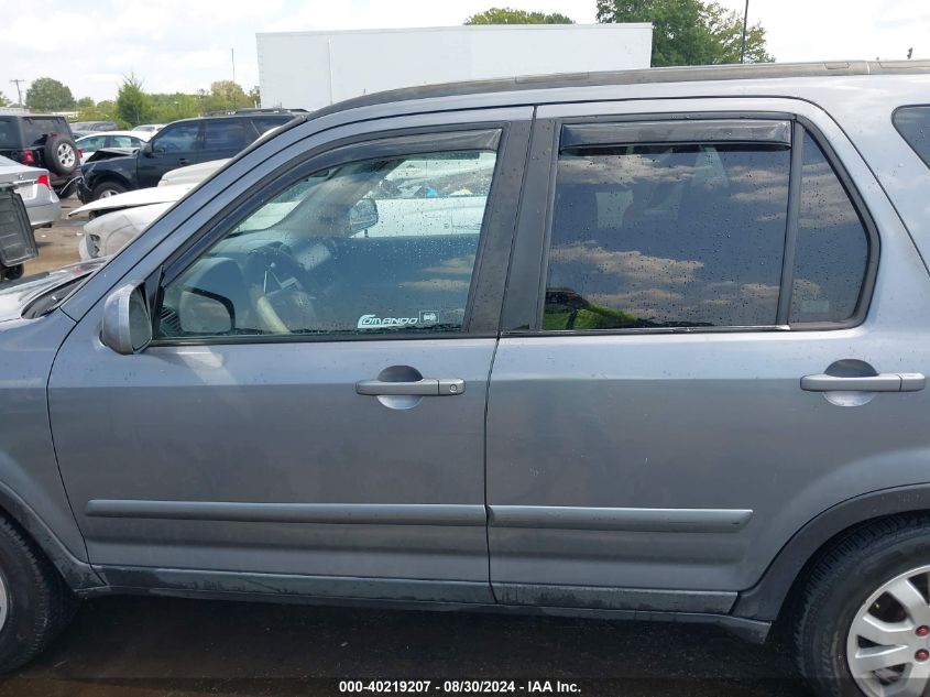 2006 Honda Cr-V Se VIN: SHSRD789X6U437367 Lot: 40219207