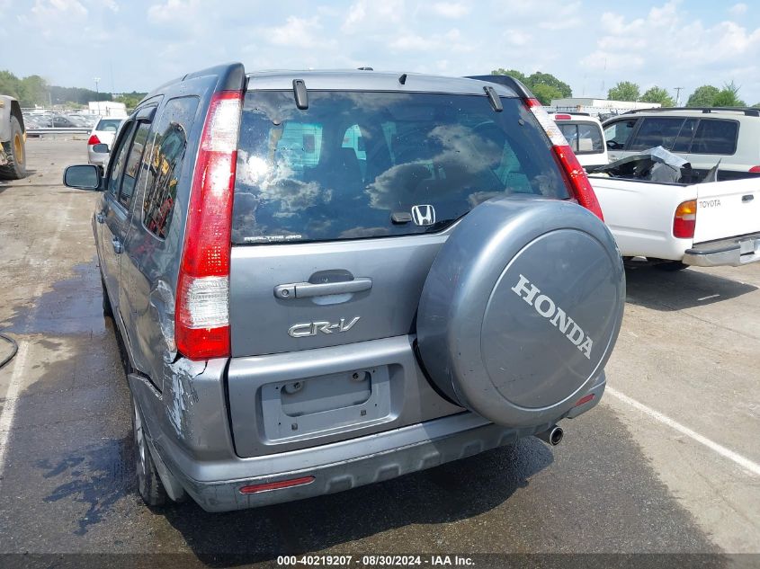 2006 Honda Cr-V Se VIN: SHSRD789X6U437367 Lot: 40219207