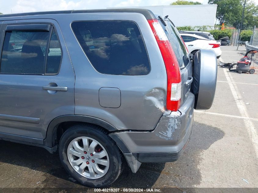 2006 Honda Cr-V Se VIN: SHSRD789X6U437367 Lot: 40219207