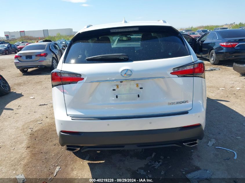 2017 Lexus Nx 200T VIN: JTJYARBZ5H2078187 Lot: 40219228