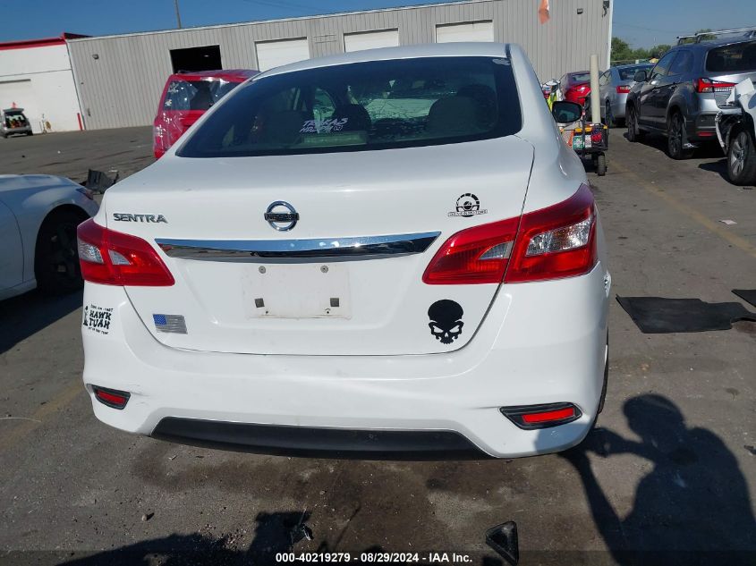 2017 Nissan Sentra S VIN: 3N1AB7AP8HY323347 Lot: 40219279