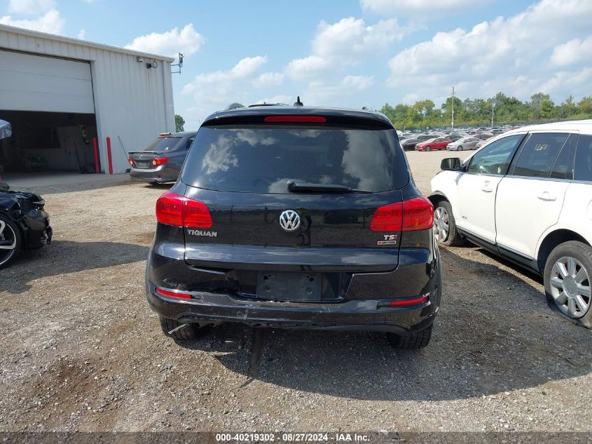 2017 Volkswagen Tiguan 2.0T Sport VIN: WVGUV7AX2HK006563 Lot: 40219302