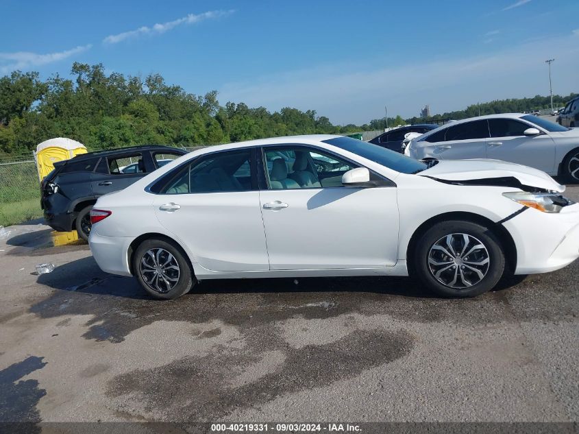 2016 Toyota Camry Le VIN: 4T1BF1FK8GU172846 Lot: 40219331