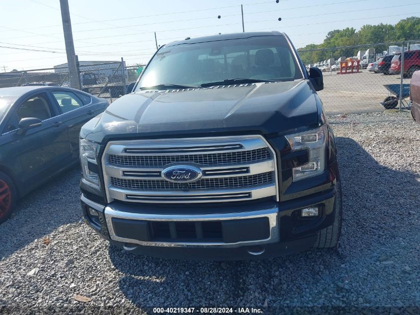 2016 Ford F150 Supercrew VIN: 1FTEW1EG6GFD31012 Lot: 40219347