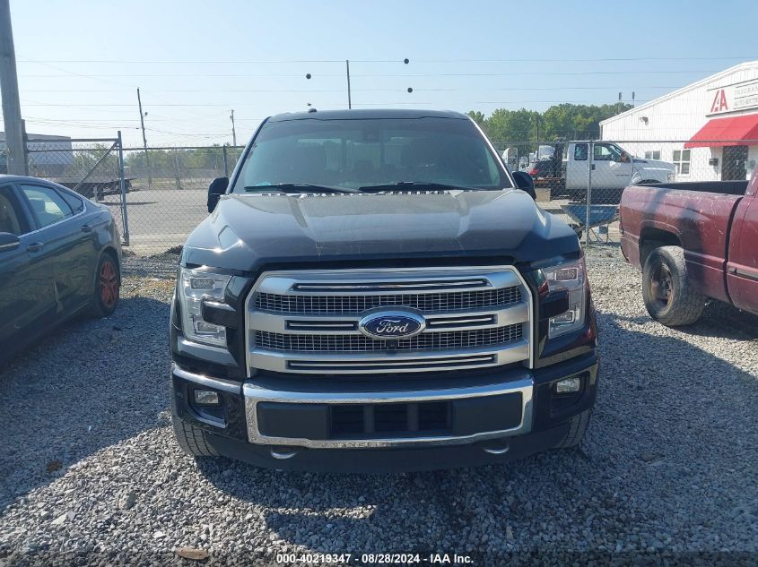 2016 Ford F150 Supercrew VIN: 1FTEW1EG6GFD31012 Lot: 40219347