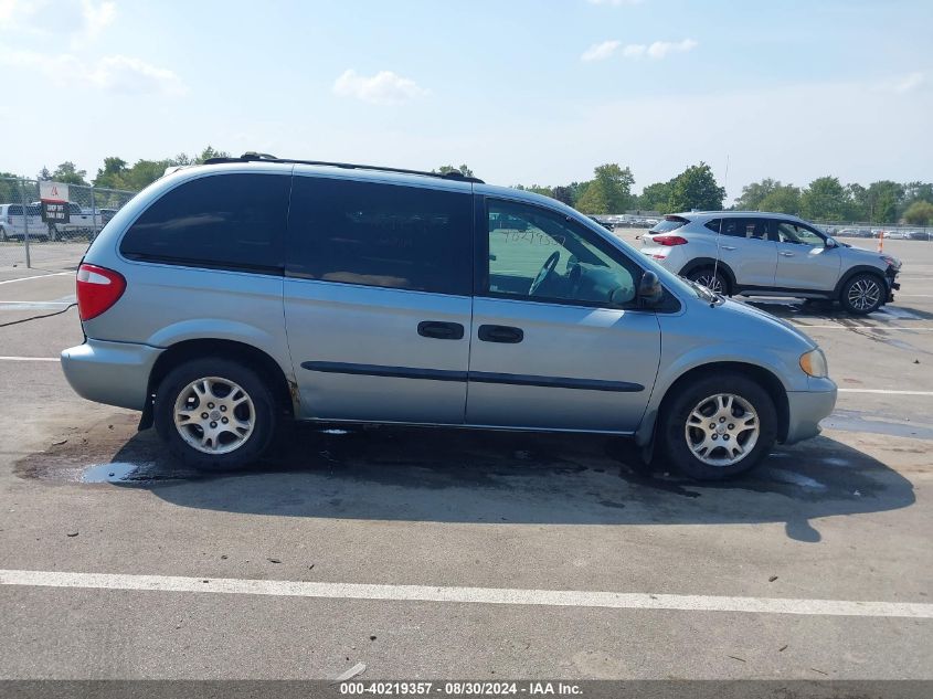 2003 Dodge Caravan Se VIN: 1D4GP25R83B255116 Lot: 40219357