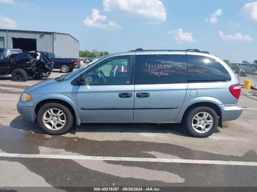 2003 Dodge Caravan Se VIN: 1D4GP25R83B255116 Lot: 40219357