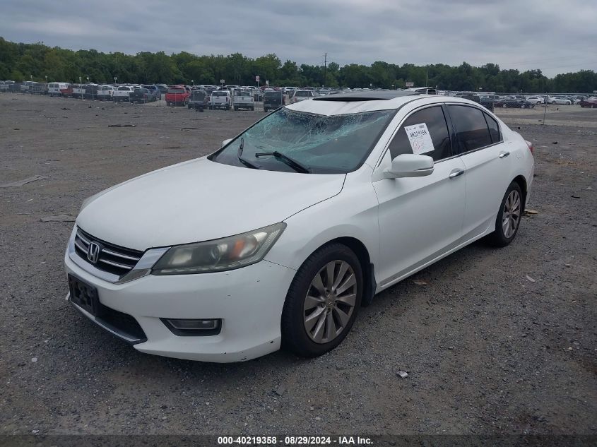 2013 Honda Accord Ex-L V-6 VIN: 1HGCR3F82DA013058 Lot: 40219358