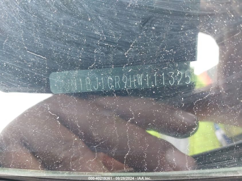 2017 Nissan Rogue Sport S VIN: JN1BJ1CR9HW111325 Lot: 40219361