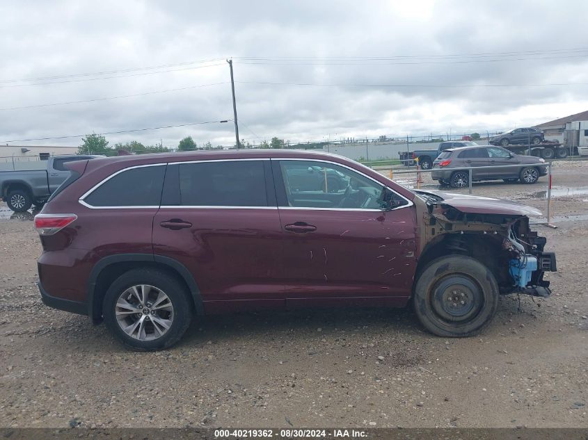 2016 Toyota Highlander Le Plus V6 VIN: 5TDBKRFH6GS314652 Lot: 40219362