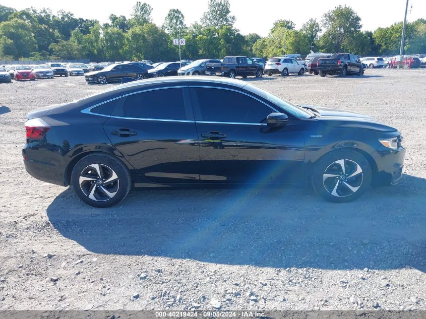 2022 Honda Insight Ex VIN: 19XZE4F59NE004646 Lot: 40219424