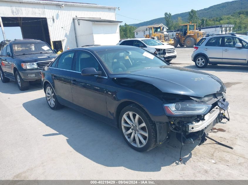 2013 Audi A4 2.0T Premium VIN: WAUFFAFL9DN048392 Lot: 40219429