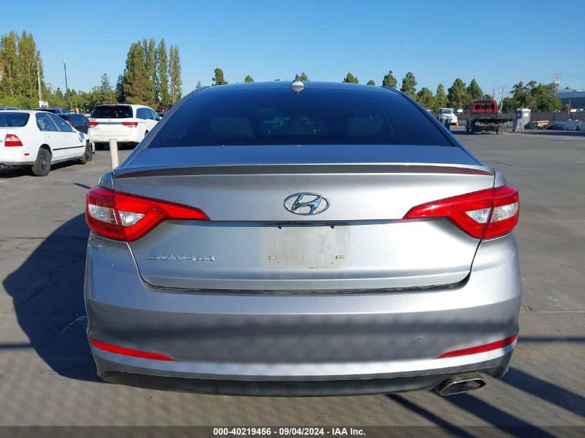 2016 Hyundai Sonata Se VIN: 5NPE24AF0GH389388 Lot: 40219456