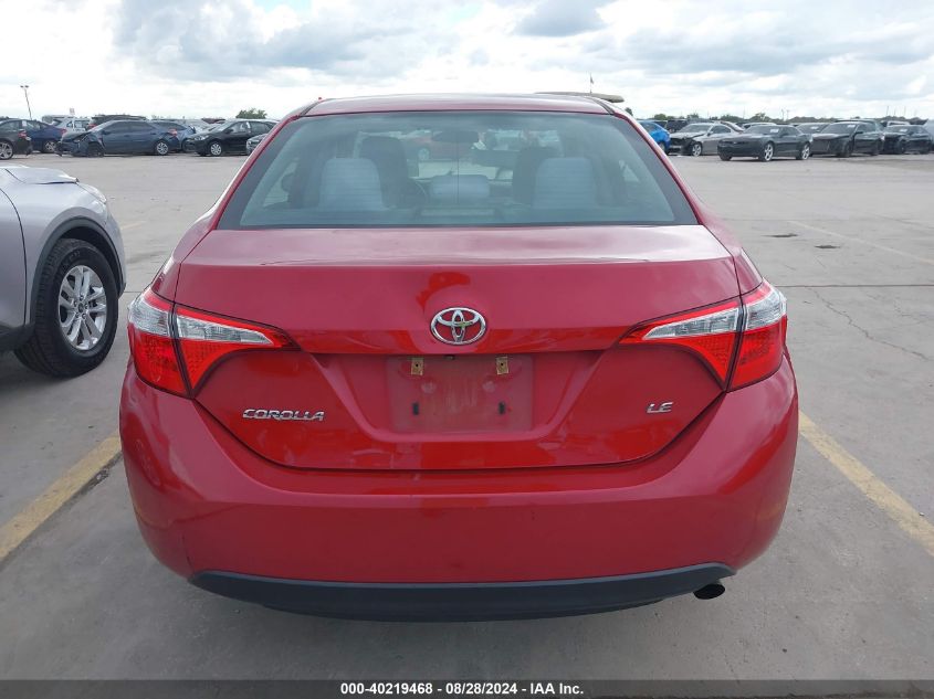 2016 Toyota Corolla Le VIN: 2T1BURHE1GC668908 Lot: 40219468