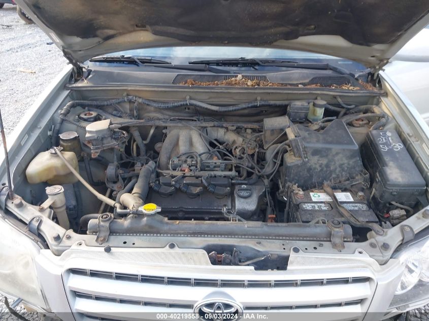 JTEHF21AX20081835 2002 Toyota Highlander Limited V6