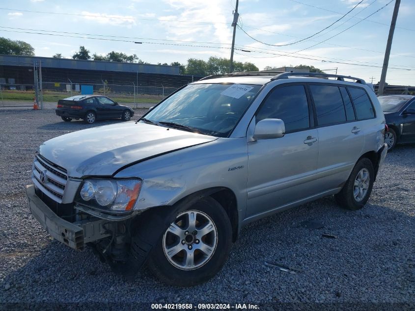 2002 Toyota Highlander Limited V6 VIN: JTEHF21AX20081835 Lot: 40219558