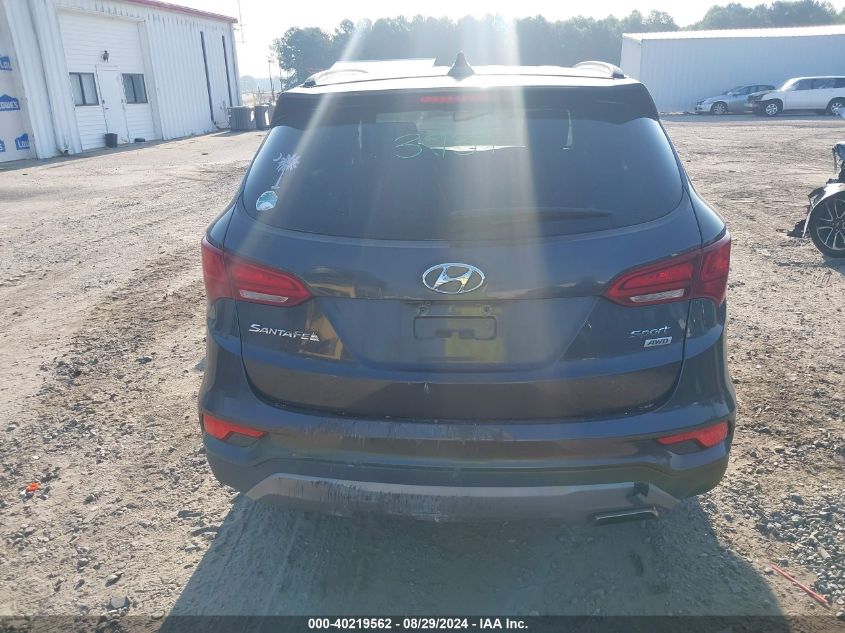 2017 Hyundai Santa Fe Sport 2.4L VIN: 5XYZUDLBXHG382270 Lot: 40219562