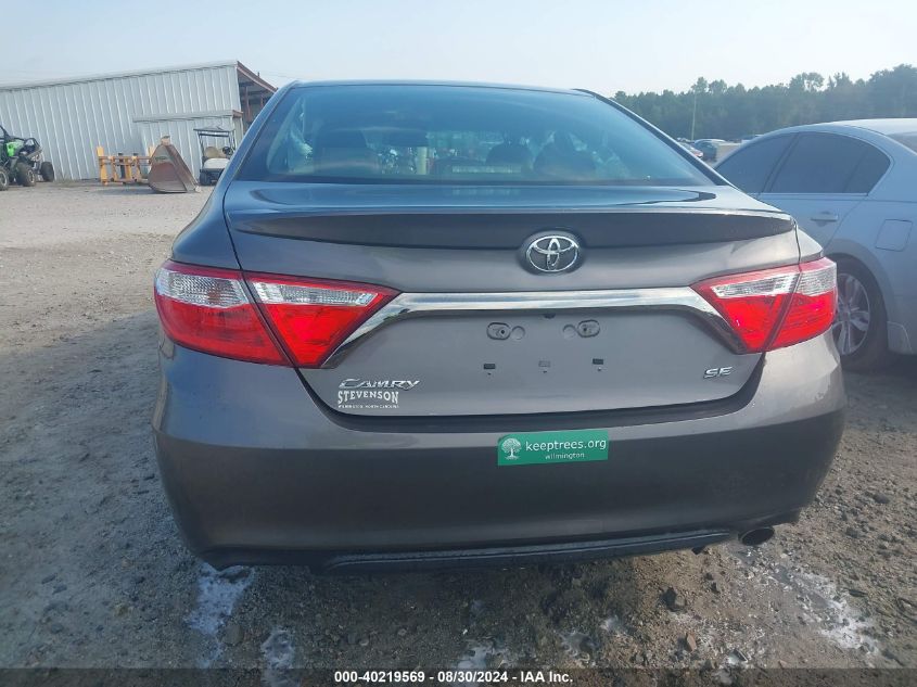 2016 Toyota Camry Se VIN: 4T1BF1FK9GU245139 Lot: 40219569