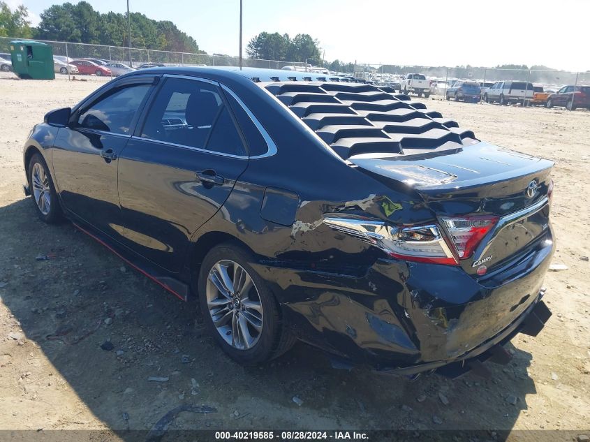 2015 Toyota Camry Se VIN: 4T1BF1FK0FU042381 Lot: 40219585