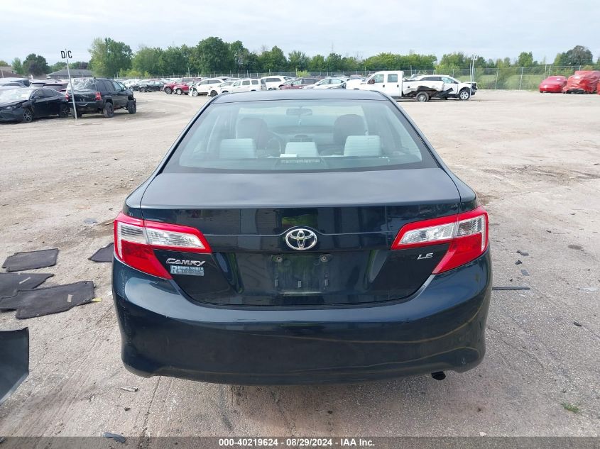 2012 Toyota Camry Le VIN: 4T4BF1FK3CR161656 Lot: 40219624