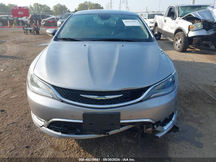 2015 Chrysler 200 C VIN: 1C3CCCCB7FN760784 Lot: 40219681