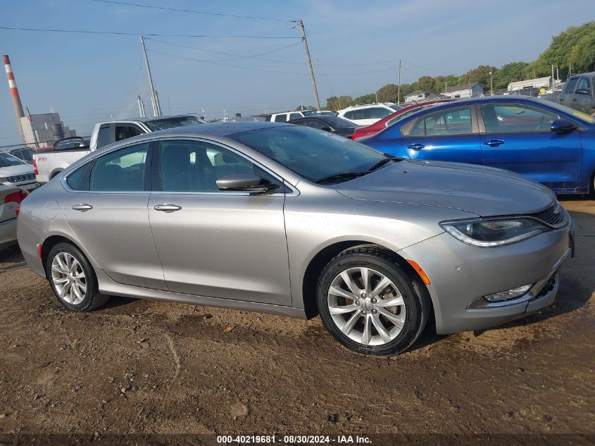 2015 Chrysler 200 C VIN: 1C3CCCCB7FN760784 Lot: 40219681