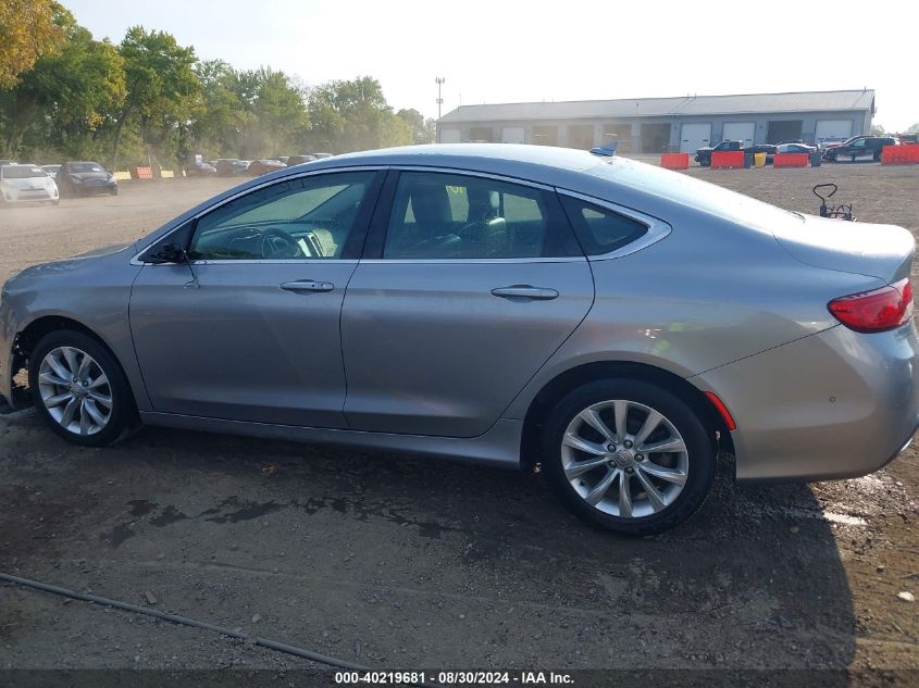 2015 Chrysler 200 C VIN: 1C3CCCCB7FN760784 Lot: 40219681