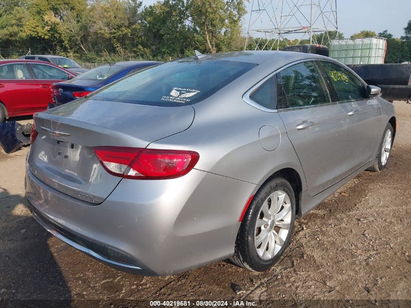 VIN 1C3CCCCB7FN760784 2015 CHRYSLER 200 no.4