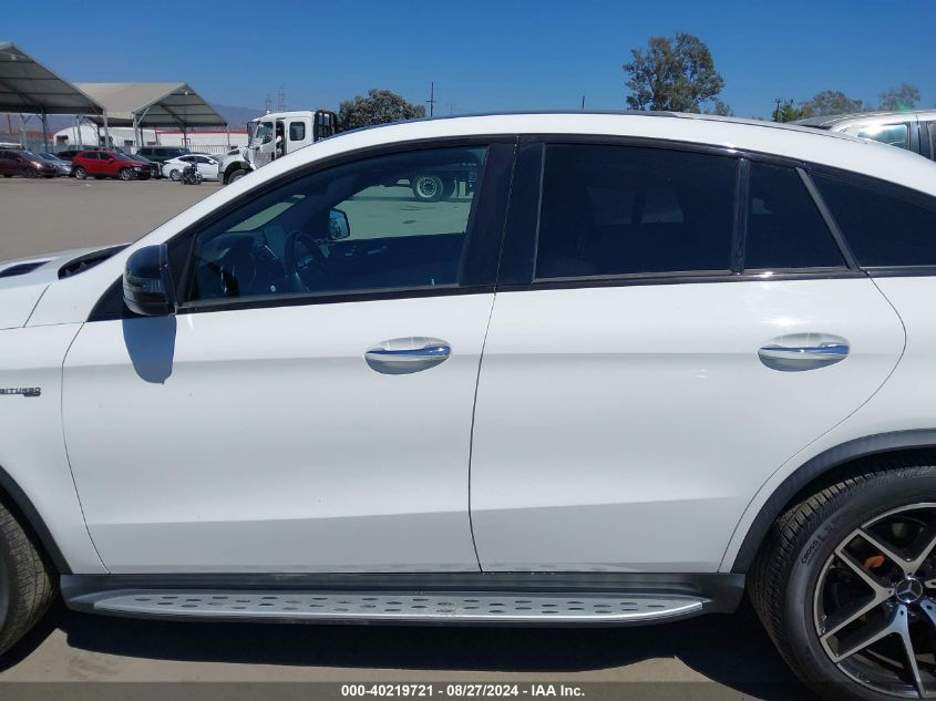 2019 Mercedes-Benz Amg Gle 43 Coupe 4Matic VIN: 4JGED6EB8KA152995 Lot: 40219721