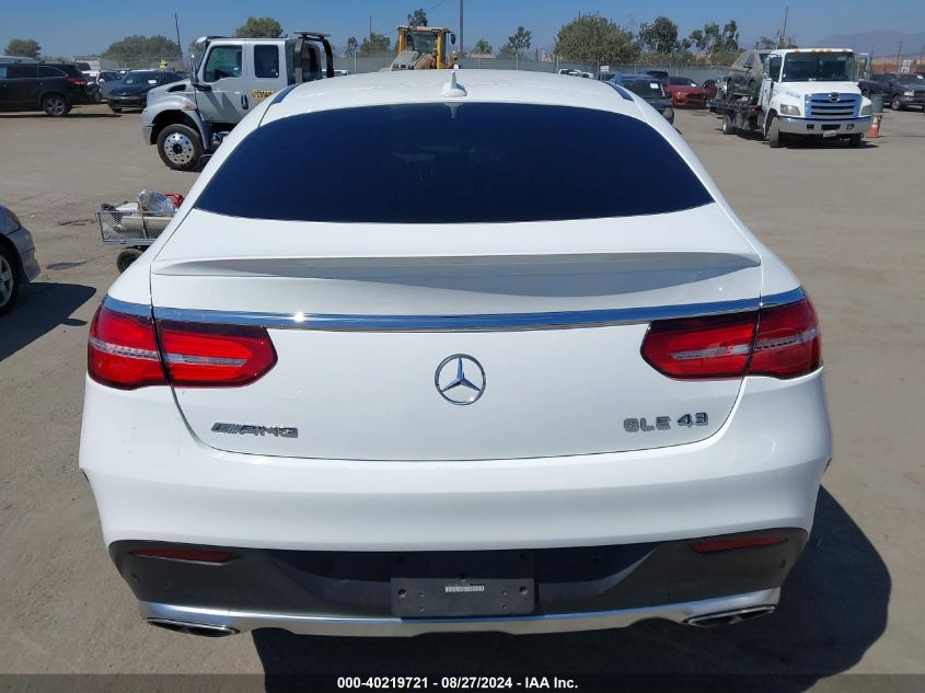 2019 Mercedes-Benz Amg Gle 43 Coupe 4Matic VIN: 4JGED6EB8KA152995 Lot: 40219721