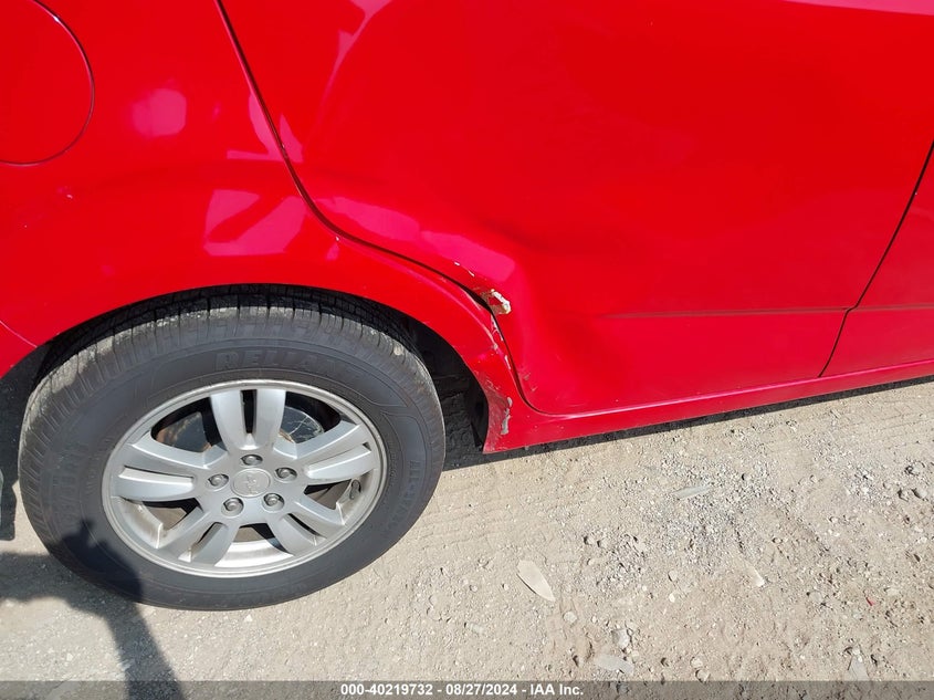 2013 Chevrolet Sonic Lt Auto VIN: 1G1JC6SB8D4163905 Lot: 40219732