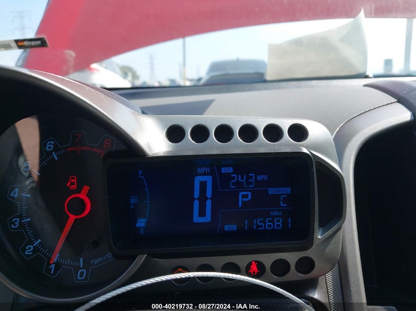 2013 Chevrolet Sonic Lt Auto VIN: 1G1JC6SB8D4163905 Lot: 40219732