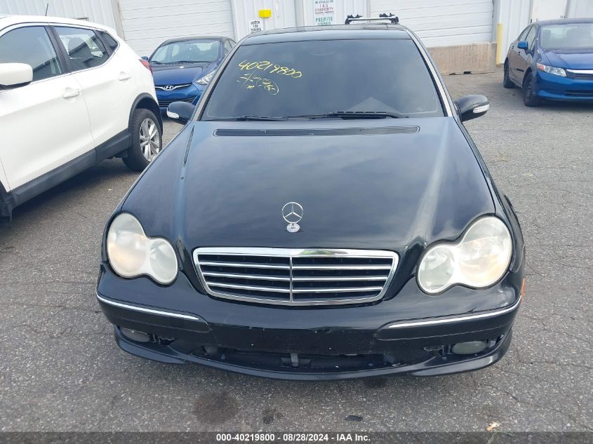 2007 Mercedes-Benz C 230 Sport VIN: WDBRF52H87F926898 Lot: 40219800