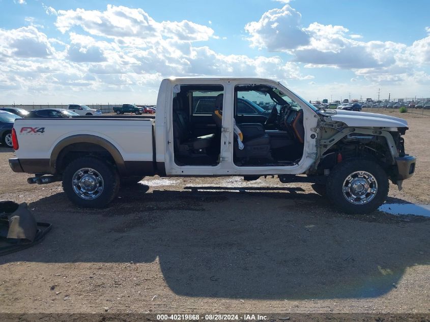 2015 Ford F-250 Lariat VIN: 1FT7W2BT5FEA94971 Lot: 40219868