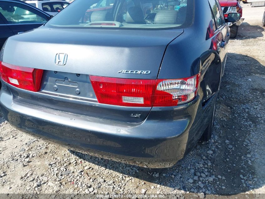 2005 Honda Accord 2.4 Lx VIN: 1HGCM56455A054731 Lot: 40219870