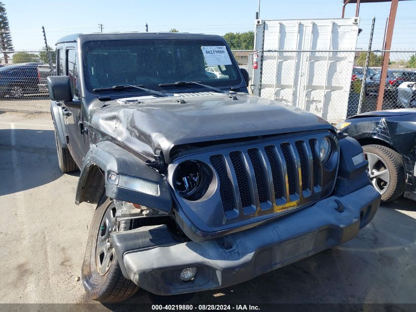 2018 Jeep Wrangler Unlimited Sport 4X4 VIN: 1C4HJXDN6JW200720 Lot: 40219880