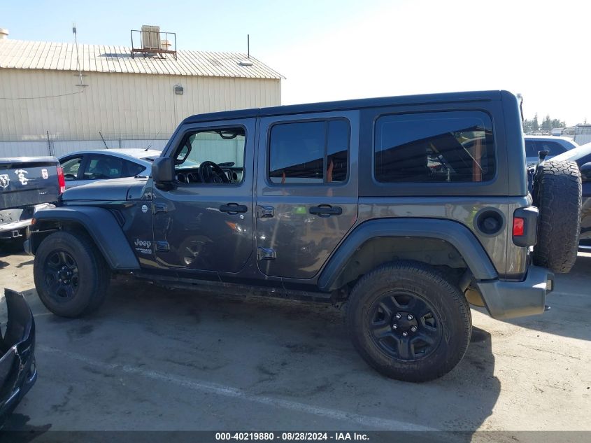 VIN 1C4HJXDN6JW200720 2018 JEEP WRANGLER UNLIMITED SPORT