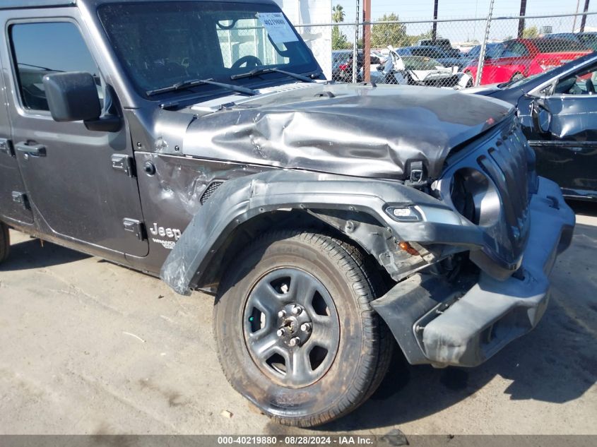 2018 Jeep Wrangler Unlimited Sport 4X4 VIN: 1C4HJXDN6JW200720 Lot: 40219880