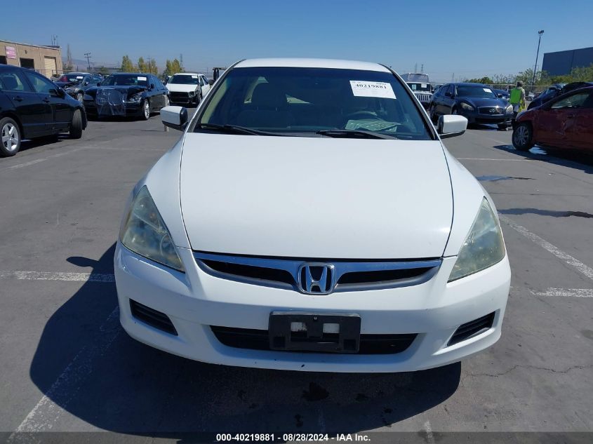 2006 Honda Accord 2.4 Lx VIN: 1HGCM56426A123084 Lot: 40219881