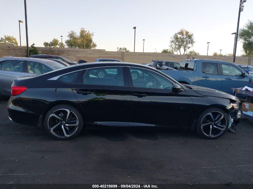 2022 Honda Accord Sport VIN: 1HGCV1F3XNA041034 Lot: 40219899