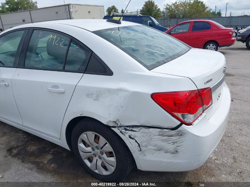 2015 Chevrolet Cruze Ls Auto VIN: 1G1PA5SH1F7290723 Lot: 40219922
