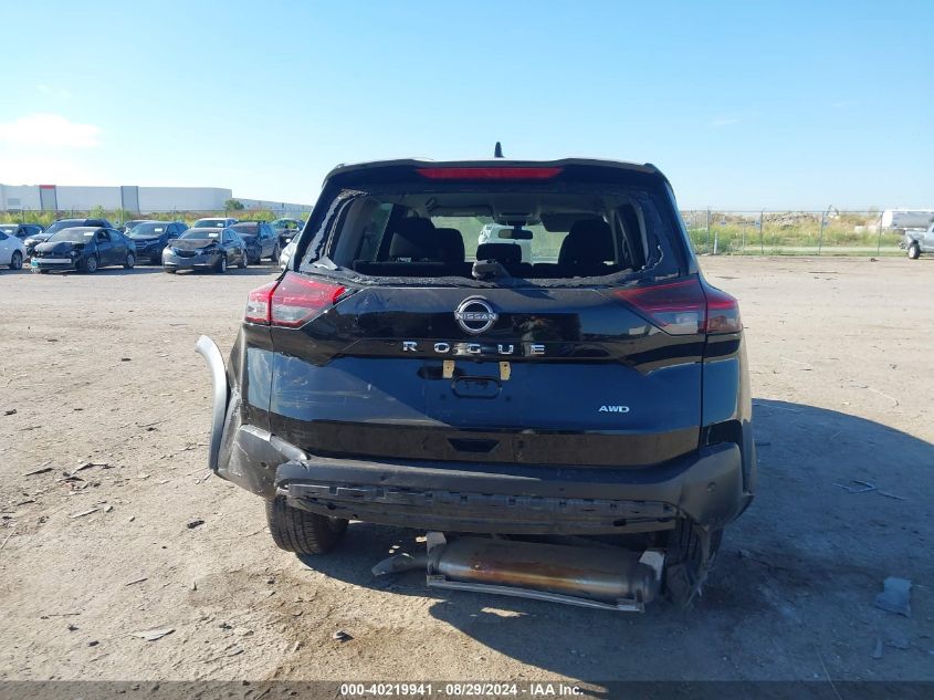 2023 Nissan Rogue S Intelligent Awd VIN: 5N1BT3AB8PC847578 Lot: 40219941