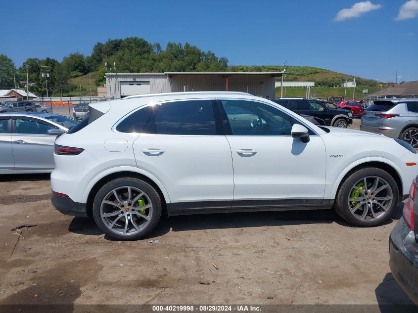 2020 Porsche Cayenne E-Hybrid VIN: WP1AE2AYXLDA22234 Lot: 40219998