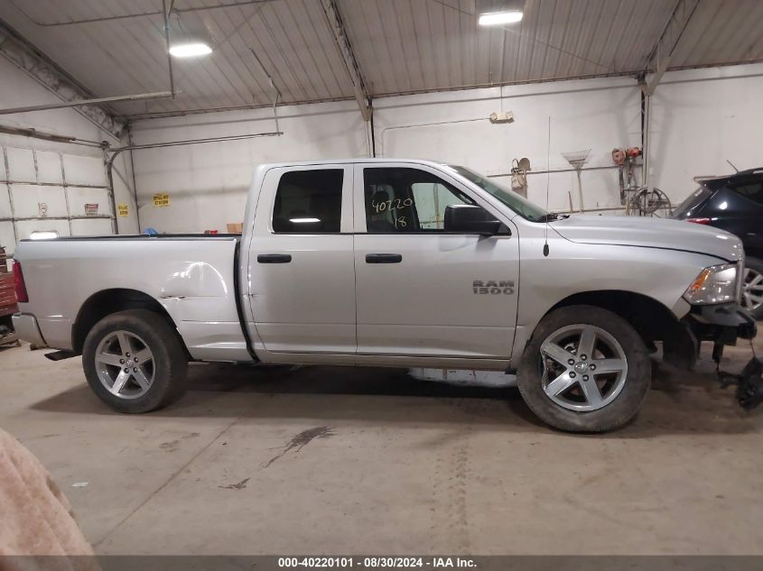 2018 Ram 1500 Express Quad Cab 4X4 6'4 Box VIN: 1C6RR7FG8JS230781 Lot: 40220101