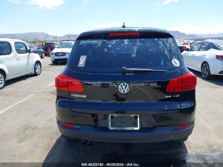 2014 Volkswagen Tiguan S VIN: WVGAV3AX2EW545152 Lot: 40220165